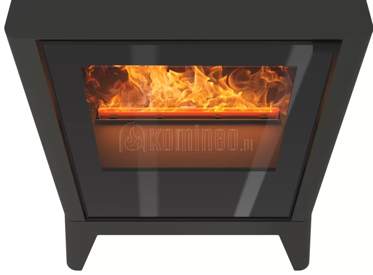 INFIRE INVAPO INPURO QUATRO Kominek elektryczny 3D wolnostojący - RAL 7003