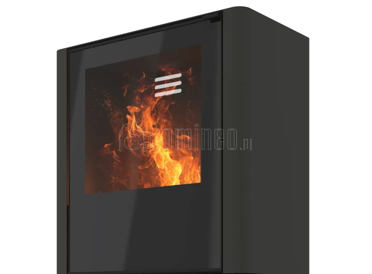 INFIRE INVAPO INPURO QUATRO Kominek elektryczny 3D wolnostojący - RAL 7003