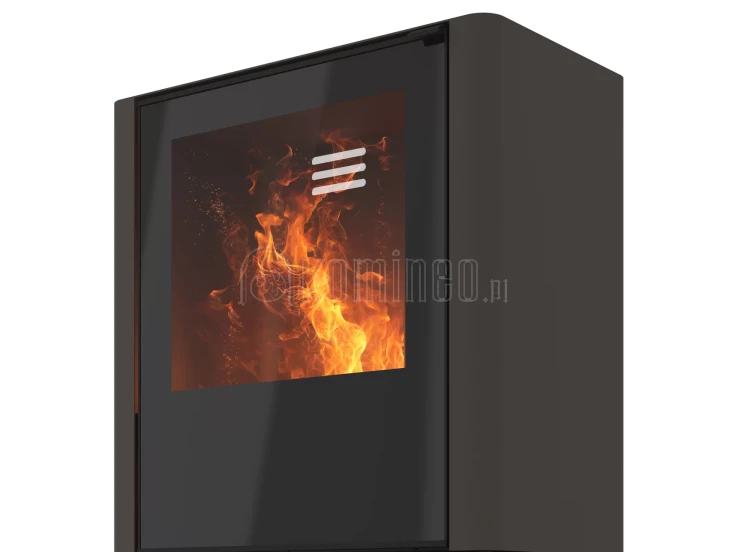 INFIRE INVAPO INPURO QUATRO Kominek elektryczny 3D wolnostojący - RAL 7006