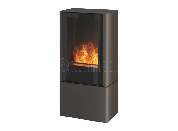 INFIRE INVAPO INPURO BLOCK Kominek elektryczny 3D wolnostojący - RAL 7006