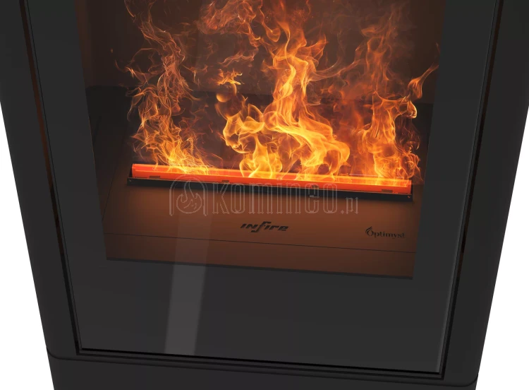 INFIRE INVAPO INPURO BLOCK Kominek elektryczny 3D wolnostojący - CZARNY