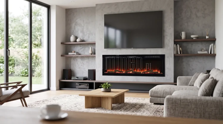 Kominek elektryczny Dimplex SENSE 60 Optiflame aranżacja