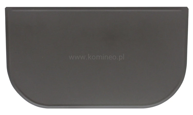 ArtFuego BL-013-SZ Blacha przed kominek ze stali (szara matowa), 500x800