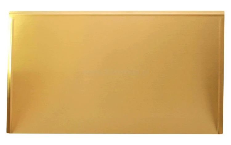 ArtFuego BL-005-S-K Blacha przed kominek z mosiądzu, SATYNA, 500x800