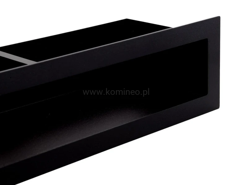 Luft PRO-V OPEN 500x500/70, narożny bez ramki, czarny