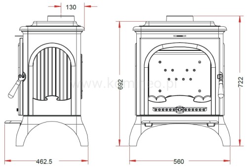 INVICTA SEVILLE 6192-46 emalia kremowa schemat