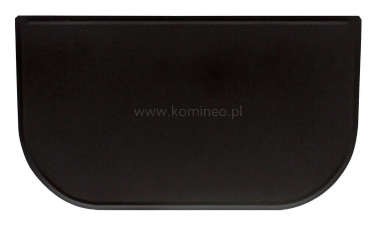 ArtFuego BL-013-CZ Blacha przed kominek ze stali (czarna matowa), 500x800