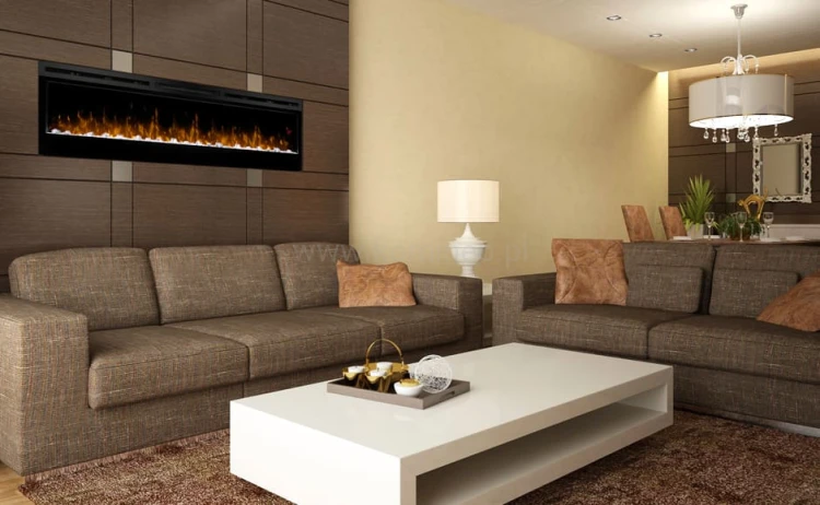 DIMPLEX PRISM 74 ECO LED Kominek elektryczny aranżacja