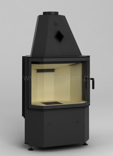 HAJDUK PRISMA K Wkład kominkowy pryzmatyczny