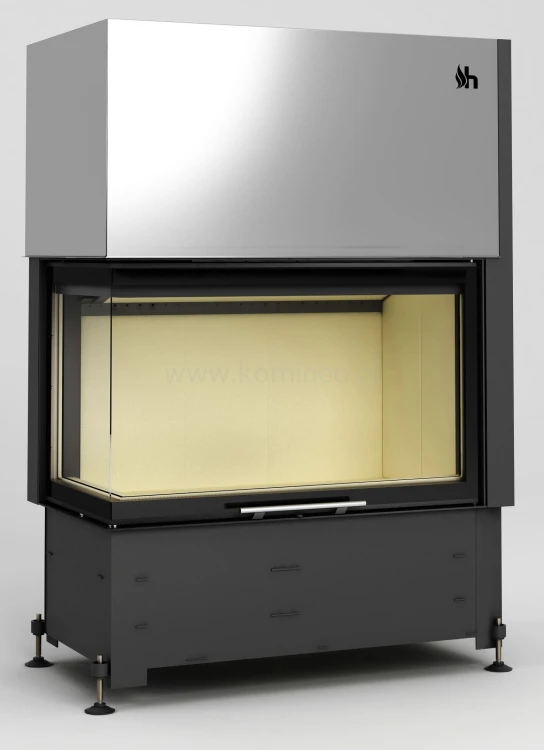 HAJDUK VOLCANO 2BLTh lewy Wkład kominkowy narożny