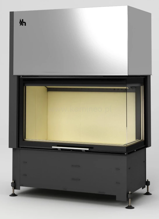 HAJDUK VOLCANO 2BPTh prawy Wkład kominkowy narożny