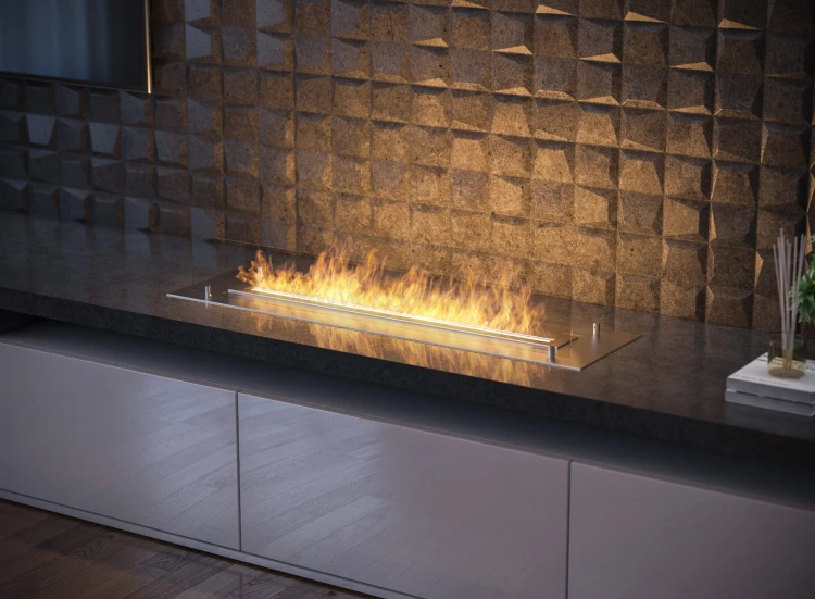 Biokominek do zabudowy INFIRE INSERT 1200 aranżacja