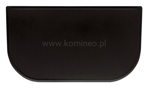 ArtFuego BL-012-CZ Blacha przed kominek ze stali (czarna matowa), 400x700