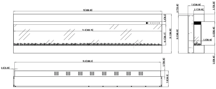 Kominek elektryczny AFLAMO IMPERIAL 72