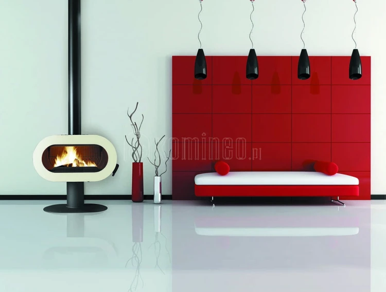Piec koza INVICTA FIFTY emalia kremowa