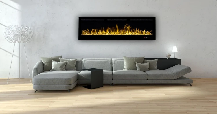 Kominek elektryczny AFLAMO MAJESTIC 72 aranżacja