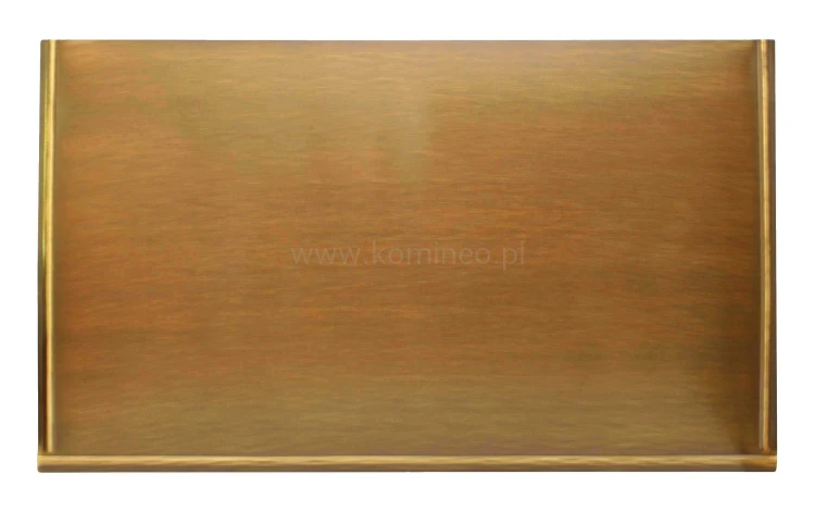 ArtFuego BL-009-P-K Blacha przed kominek z mosiądzu, PATYNA, 600x1000