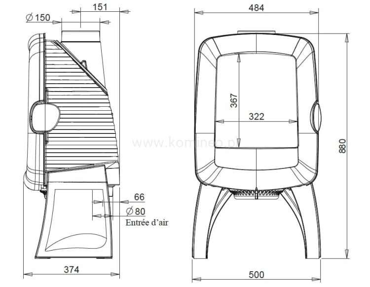 INVICTA ELO M 6102-48 emalia biała schemat