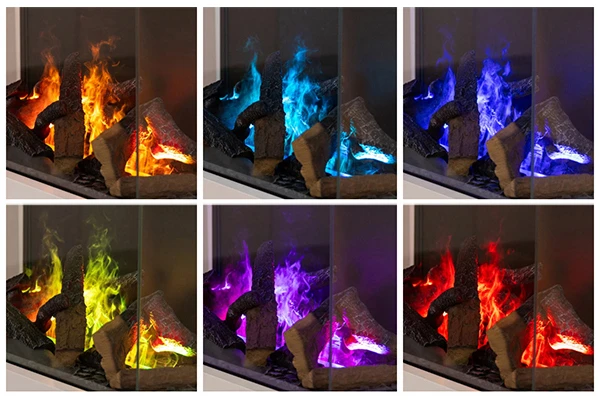 Możliwość zmiany koloru płomienia - DIMPLEX 3 STEP Multi Colour