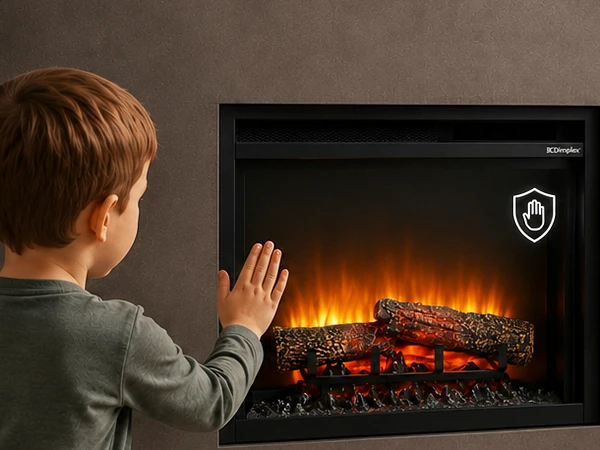 Bezpieczny płomień Optiflame XHD - zimna szyba