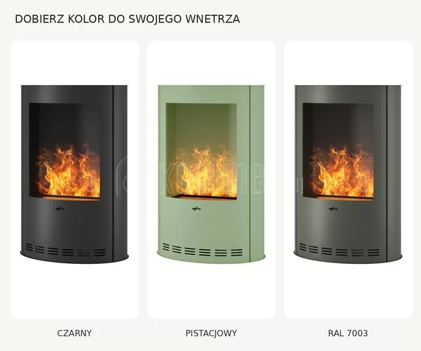 INFIRE INVAPO INCOZA OVAL różne kolory obudowy czarny pistacjowy i szarozielony
