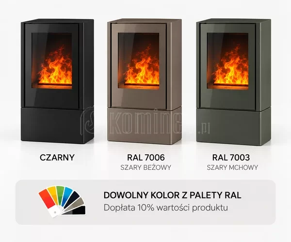 INFIRE INVAPO INPURO BLOCK w trzech kolorach: czarny, RAL 7006 i RAL 7003